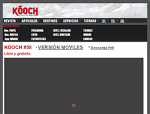 Tablet Screenshot of kooch.com.ar
